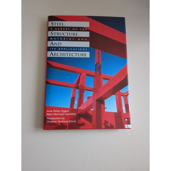 Whitney Library Of Design Other - Steel Structure & Architecture Hardcover Book by Arne Petter Eggen 1989
